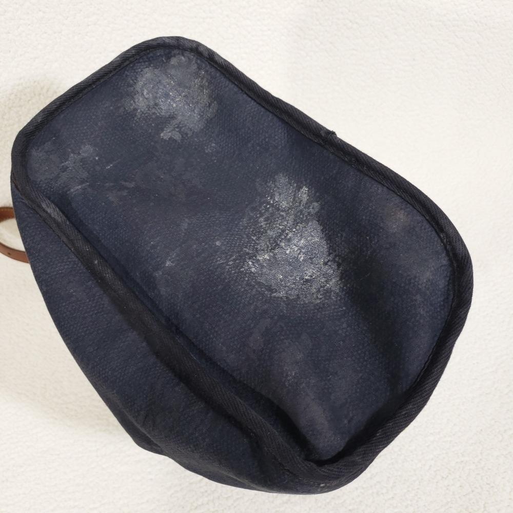 Dooney and Bourke Bucket Bag Medium Black Tan Monogram Vintage Crossbody USA - Picture 11 of 14